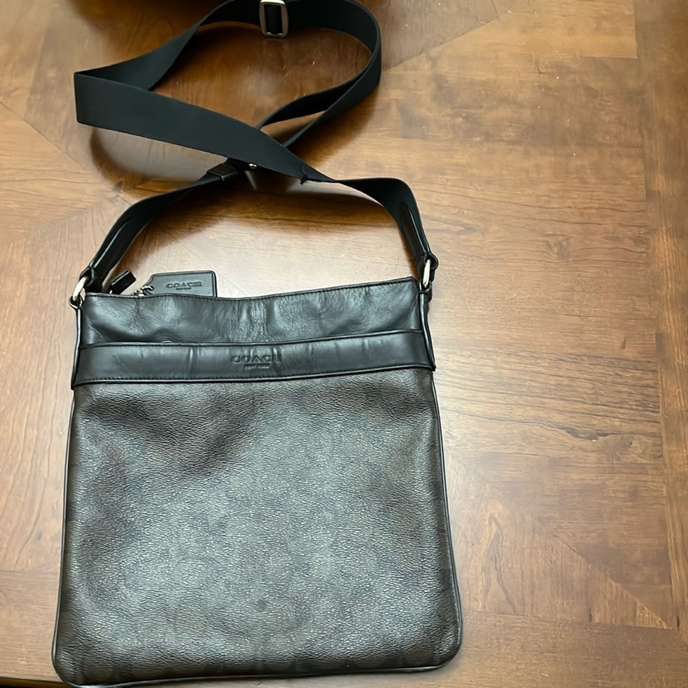 Coach Houston Flight Bag for Men - Brown And Black...